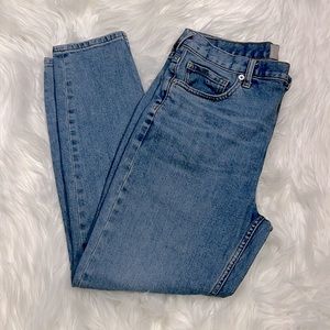 Everlane High Rise Ankle denim jeans light wash size 30